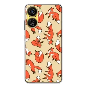 Чехлы с картинкой Лисички для ZTE Nubia Neo 5G (VPrint) (Лисички)