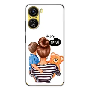 Чохол з друком для ZTE Nubia Neo 5G - (Мама з дитинкою) (AlphaPrint) (Мама з синочком)