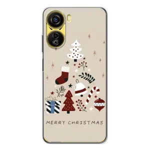 Рождественские, Праздничные Чехлы для Нубиа Нео 5Джи (Merry Christmas)