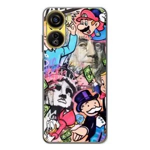 Чехлы с крутыми принтами для ZTE Nubia Neo 5G - (PREMIUMPrint) (Monopoly man)