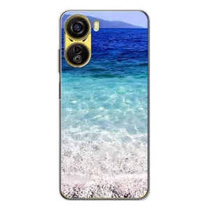 Силиконовый чехол с КАРТИНКАМИ лето для ZTE Nubia Neo 5G (AlphaPrint) (Море)