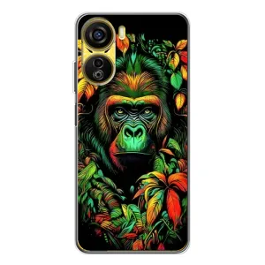 Чехол с Обезьянами ZTE Nubia Neo 5G - (AlphaPrint) (Обезьяна в тропиках)