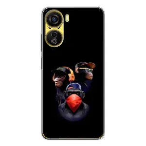 Чехол с Обезьянами ZTE Nubia Neo 5G - (AlphaPrint) (Три обезьяны)
