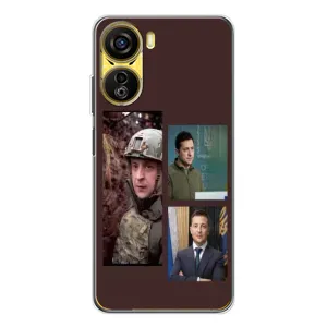 Чохол для ZTE Nubia Neo 5G (AlphaPrint - с принтом Зеленського) (Президент)