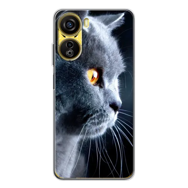 Чохол з принтом «Сірий Кіт» для ZTE Nubia Neo 5G Чохол з принтом «Сірий Кіт» для ZTE Nubia Neo 5G
