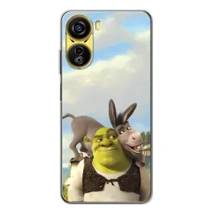 Чохол з мультфільмом Шрек на ZTE Nubia Neo 5G (Шрек та Осел)