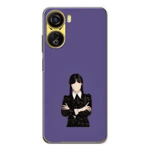 Чохли Венсдей на ZTE Nubia Neo 5G Уенсдей (AlphaPrint) (Венздей у чорному)
