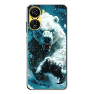 Чехол с картинкой «Хищники» для ZTE Nubia Neo 5G (Полярный медведь)