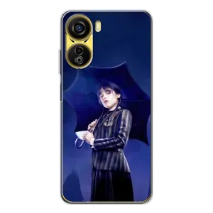 Силиконовый чехол с картинкой для ZTE Nubia Neo 5G (Венсдей)