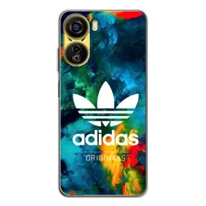 Чехлы Адидас для ZTE Nubia Neo 5G (AlphaPrint) (Яркий Адидас)