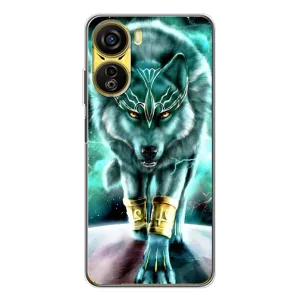 Защитные чехлы для Нубиа Нео 5Джи (AlphaPrint) (ХИТ продаж) ВОЛК (Яркий волк)