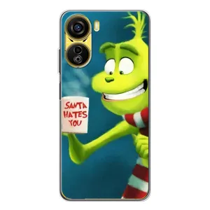 Різдвяні Чохли для ZTE Nubia Neo 5G (VPrint) (Зелений Грінч)