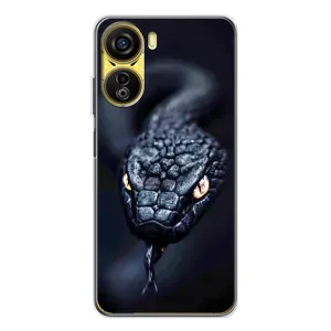 Чехол с картинкой «Хищники» для ZTE Nubia Neo 5G (Черная змея)