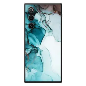 Чохол для <td>ZTE Нyбіа РедМаgік 10 Air </td> - з принтом (Дизайнерські) (AlphaPrint) (Бірюзовий мрамор)