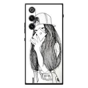 Чехол с печатью для ZTE Nubia RedMagic 10 Air - (Мода) (AlphaPrint) (Фото девочки)