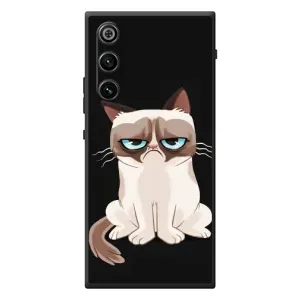 Чехол с принтом для ZTE Nubia RedMagic 10 Air (AlphaPrint) Модные коты (Грустный кот)