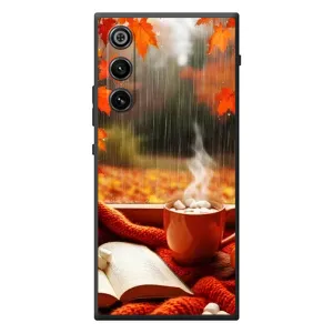 Чехол с уникальным дизайном «Осень с кофе» для ZTE Nubia RedMagic 10 Air (Кофе и дождь)