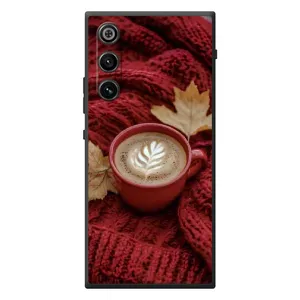 Чехол с уникальным дизайном «Осень с кофе» для ZTE Nubia RedMagic 10 Air (Кофе на пледе)