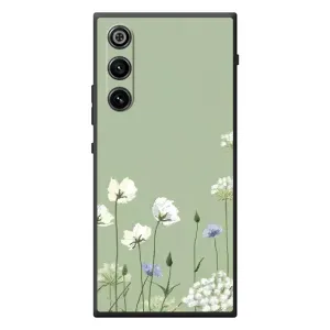 Чохол з квітковим принтом на <td>ZTE Нyбіа РедМаgік 10 Air </td> (Квіти на зеленому)