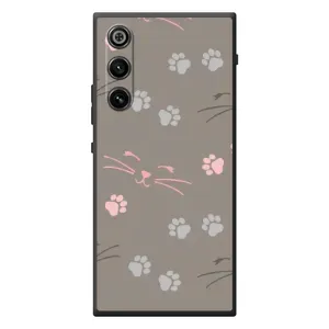 Чехол с рисунком кот на ZTE Nubia RedMagic 10 Air (Лапы и усы)