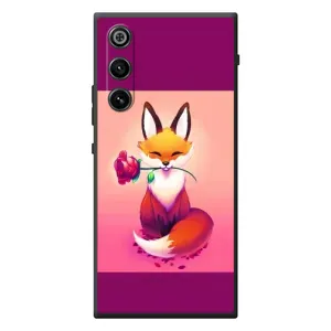 Чохли з картинкою Лисичка для ZTE Nubia RedMagic 10 Air (VPrint) (Лиса з трояндою)