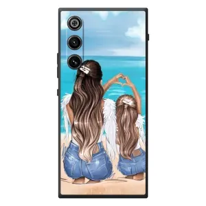 Чехол с печатью для ZTE Nubia RedMagic 10 Air - (Мама с ребенком) (AlphaPrint) (Мама с доченькой)
