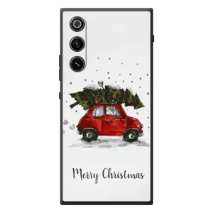 Різдвяні, Святкові Чохли для <td>ZTE Нyбіа РедМаgік 10 Air </td> (Авто з ялинкою)