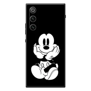 Эксклюзивный чехол для ZTE Nubia RedMagic 10 Air (AlphaPrint - Мультяшные) (Микки на черном)