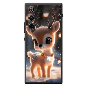 Яркий чехол для ZTE Nubia RedMagic 10 Air с Зимними Оленятами (Олененок)