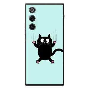 Чехол с принтом для ZTE Nubia RedMagic 10 Air (AlphaPrint) Модные коты (Падающий кот)