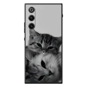 Чехол с рисунком кот на ZTE Nubia RedMagic 10 Air (Пара котов)