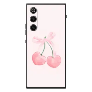 Чехол с розовым рисунком для ZTE Nubia RedMagic 10 Air (Розовые вишни)