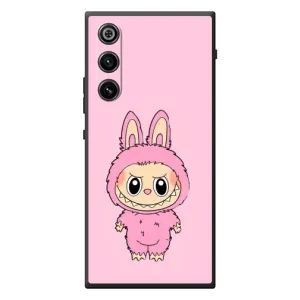 Чехол с Лабубу на ZTE Nubia RedMagic 10 Air (Розовый Лабубу)