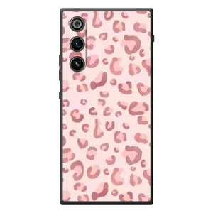 Чехол с розовым рисунком для ZTE Nubia RedMagic 10 Air (Розовый леопард)