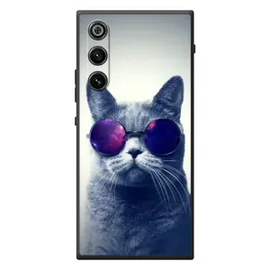Чехол с принтом для ZTE Nubia RedMagic 10 Air (AlphaPrint) Модные коты (Стильный кот)