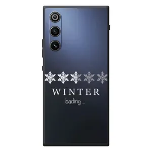 Зимні Чохли для <td>ZTE Нyбіа РедМаgік 10 Air </td> - прозорий фон (Winter loading)