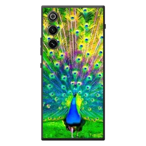 Чохол з пташками на ZTE Nubia RedMagic 10 Air (VPrint) (Яскравий Павлин)