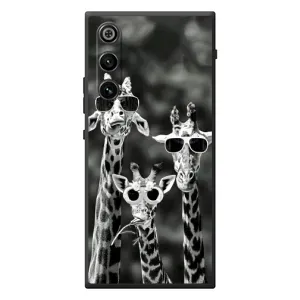 Силіконовий чохол з КАРТИНКАМИ літо для ZTE Nubia RedMagic 10 Air (AlphaPrint) (Жирафи в окулярах)