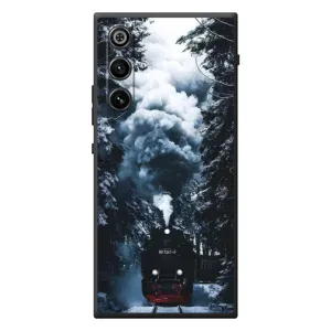 Новогодние, Праздничные Чехлы для ZTE Nubia RedMagic 10 Air - 2024 год (Зимний поезд)