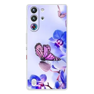 Чохли з квітами для ZTE Nubia RedMagic 10 Pro (VPrint) (Метелик на квітах)