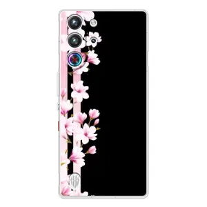Чохол для ZTE Нyбiя РedМаgіc 10 Про - з принтом (Дизайнерські) (AlphaPrint) (Квіточки)