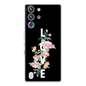 Чехлы для любимой на ZTE Нyбiя РedМаgіc 10 Про (VPrint) (Квіти LOVE)