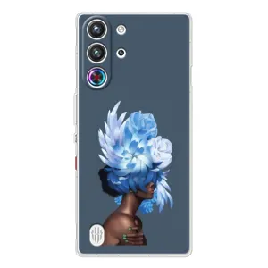 Чехлы (ART) Цветы на ZTE Nubia RedMagic 10 Pro (VPrint) (Квіти на голові)