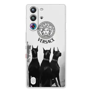 Чохли VERSACE для ZTE Нyбiя РedМаgіc 10 Про (PREMIUMPrint) (Доберман Версаче)