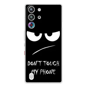 Чохол для ZTE Нyбiя РedМаgіc 10 Про - (AlphaPrint) з принтом (ТОП продажів) (Dont Touch)