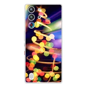 Новорічні Чохли для ZTE Нyбiя РedМаgіc 10 Про (VPrint) (Ялинка в огоньках)