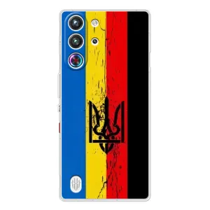 Украинские Чехлы для ZTE Nubia RedMagic 10 Pro с картинкой УПА (AlphaPrint) (Прапор УПА)