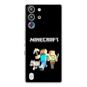 Чохол Майнкрафт на ZTE Nubia RedMagic 10 Pro (AlphaPrint) Minecraft (герої Minecraft)