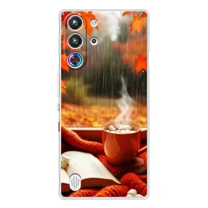 Чохол з унікальним дизайном 'Осінь з кавою' для ZTE Nubia RedMagic 10 Pro (Кава і дощ)