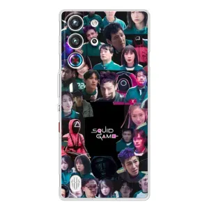 Чохол Гра в кальмара для ZTE Nubia RedMagic 10 Pro (Колаж Гра кальмара)